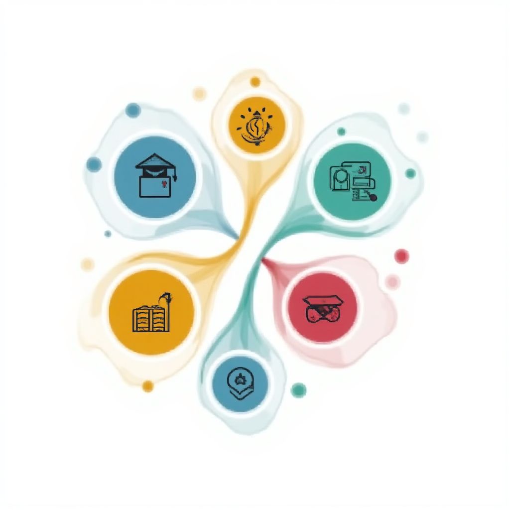 Valores de la empresa representados visualmente