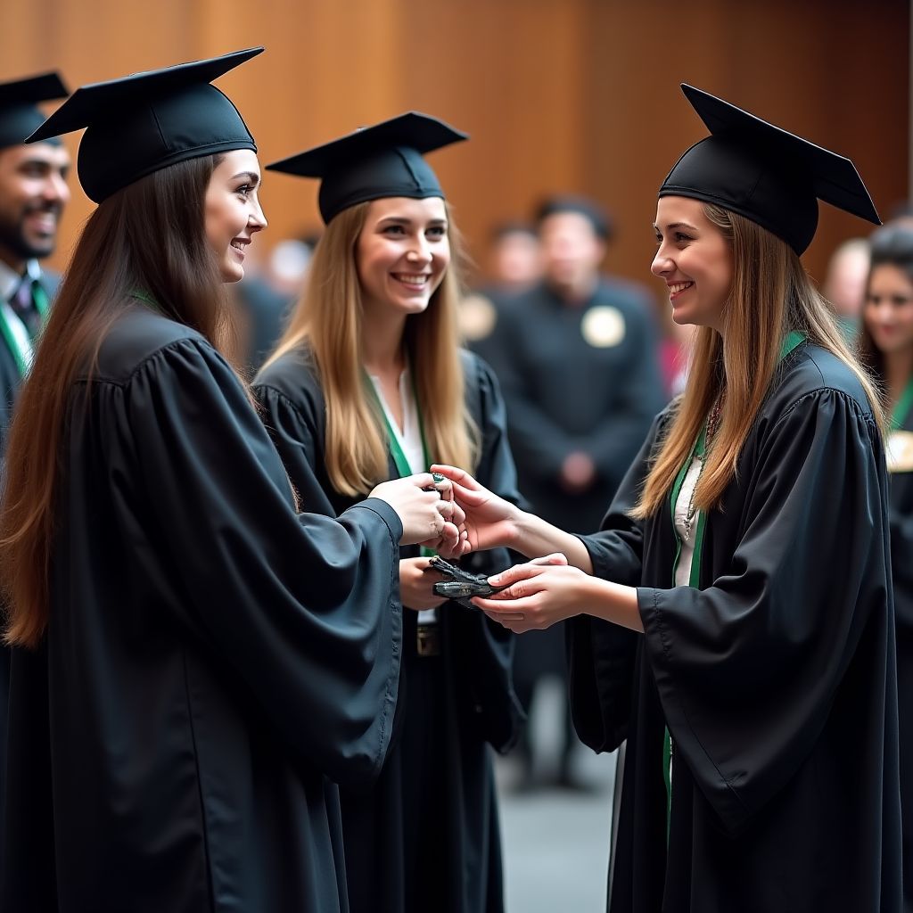 Ceremonia de graduación de estudiantes