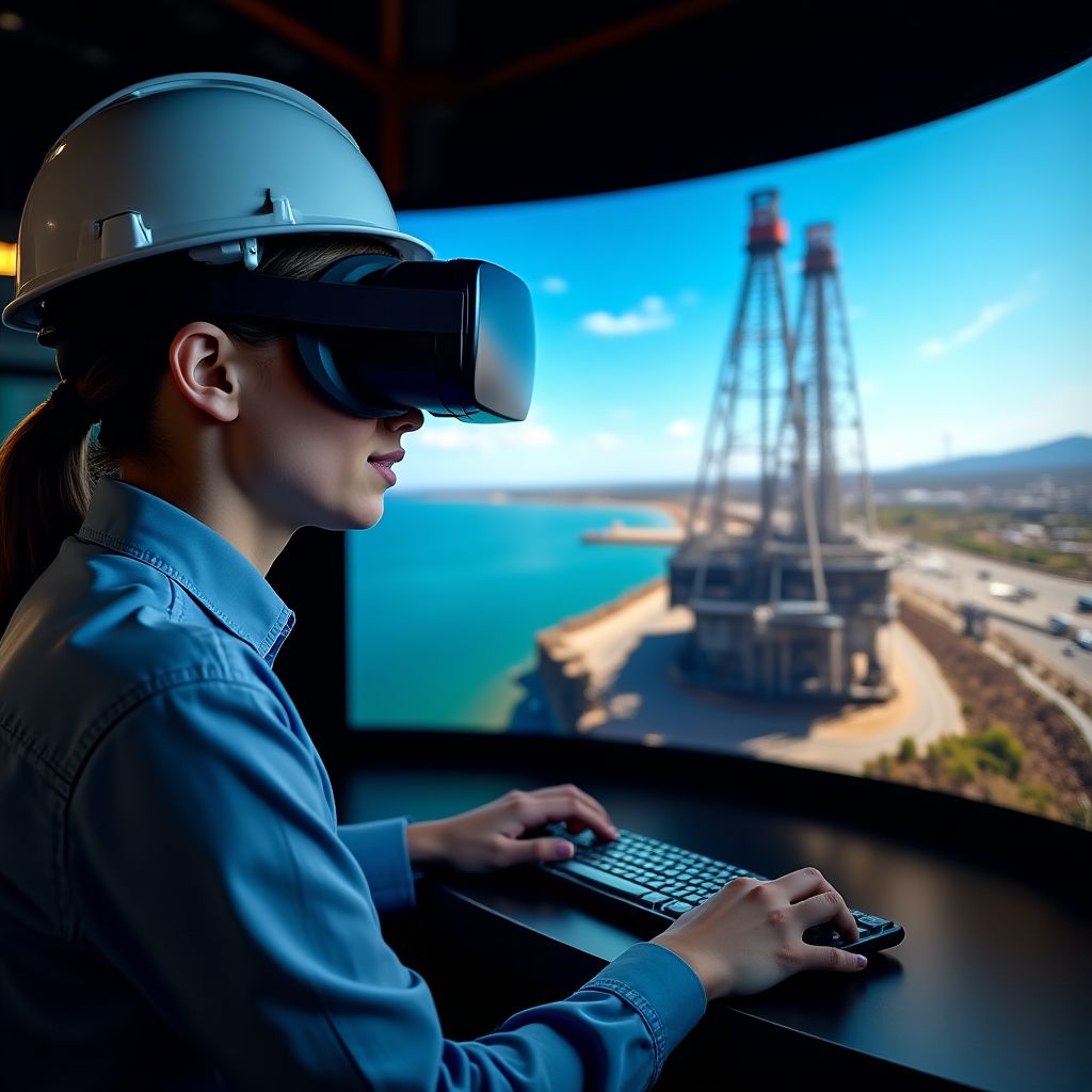 Simulador virtual de operaciones petroleras
